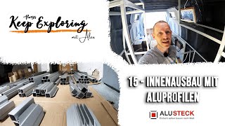 215  🔗 Camper Innenausbau mit Aluprofilen  Fiat Ducato L5H3 [upl. by Peder]