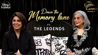 Down The Memory Lane Ft The Legends  Hotstar Specials Koffee With Karan Season 8  Ep 12 [upl. by Gertrud472]