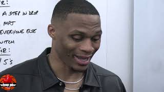 Russell Westbrook Explains Why He Doesnt Tolerate Being Called quotWestbrickquot HoopJab NBA [upl. by Louanna]