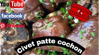 Civet patte cochon [upl. by Nnayllehs]