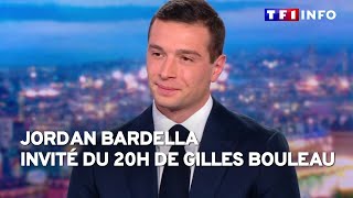 quotChaque attentat est une bataille qui est perduequot dénonce Jordan Bardella invité du 20H de TF1 [upl. by Ahsennek]