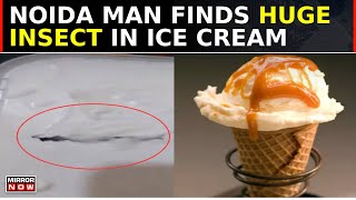 Centipede Found In Ice Cream Tub In Noida After The Shocking Human Finger Incident  Top News [upl. by Barmen]