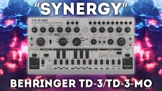 Behringer TD 3TD 3 MO  quotSynergyquot 40 Sequences [upl. by Naxela]