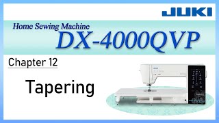 DX4000QVP Chapter12 Tapering [upl. by Feerahs421]