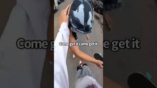 Bro wanted BEEF😤 short fighting scooter skate shorts insane viral scoot [upl. by Annola]