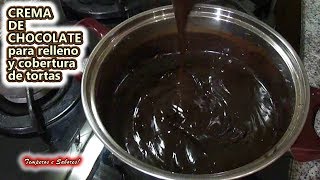 COBERTURA de CHOCOLATE 3 INGREDIENTES ❤️ FÁCIL y DELICIOSO 😋 FUDGE BETÚN GANACHE CASERO Lecotiú [upl. by Eedeed]