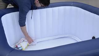 LayZSpa  How to pack away your hot tub [upl. by Bogoch]