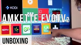 Amkette Evo TV 2 Streaming Device  Unboxing amp How To Set Up  Digitin [upl. by Cissy715]