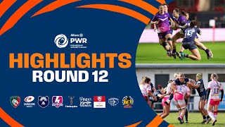 Round 12 Highlights  Allianz Premiership Womens Rugby 2324 [upl. by Lehcyar]