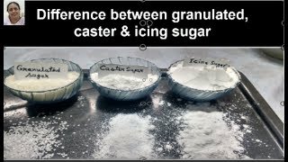 how to make granulatedsugarcastersugaricingsugar [upl. by Eilhsa]