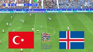 Türkiye vs İzlanda UEFA Uluslar Lig türkiye izlanda football fifa uefa fc24 ps5 [upl. by Nova]