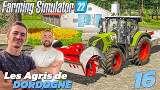 NOUVEAU CLAAS 660 A LA FERME  Les Agris de Dordogne avec jfitfarmer 16 [upl. by Nilde767]