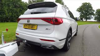 2022 Seat Tarraco tow car review Camping amp Caravanning [upl. by Fabi]