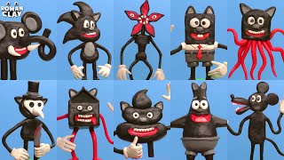 All Cartoon Cats with Clay 😼 Trevor Henderson Creatures  Part 4 [upl. by Manville144]