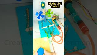 Hydraulic Switch • Dc Motor  dcmotor tech youtubeshorts motor dcmotorproject fan [upl. by Atteugram112]