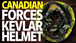 Canadian Forces CG634 Kevlar Helmet Review  Size Large  CADPAT Cover  Military Gear  Tactical [upl. by Meekah919]