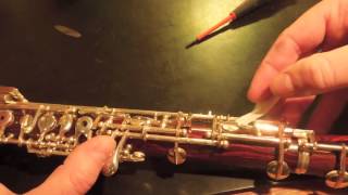 Skin Pad Adjustment Oboe [upl. by Harilda]