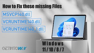 How to Fix MSVCP140dll VCRUNTIME140dll and VCRUNTIME1401dll  Windows 11 10 8 7 [upl. by Bashemeth302]