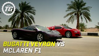 Bugatti Veyron vs McLaren F1  Top Gear [upl. by Efrem]