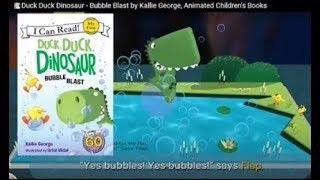 Childrens 🦕 Animation 3D Book Duck Duck Dinosaur Bubble Blast [upl. by Bamford]