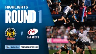 Exeter Chiefs v Saracens  HIGHLIGHTS  Exciting 13Try Match  Gallagher Premiership 202324 [upl. by Constance154]