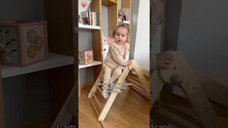 Iam luat cadru de cățărare bebelușului meu de 1 an 👶🏼 pikler montessori shorts [upl. by Huda383]