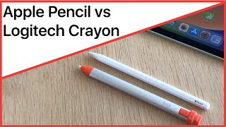 Apple Pencil vs Logitech Crayon ✏️ ¿En qué se diferencian [upl. by Janaye]