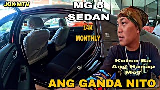 MG 5 SEDAN 15 MT Ang Lapad Pala Nito Luxury Car Ang Datingan [upl. by Earleen]