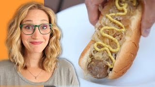 Crockpot Bratwurst with Sauerkraut perfect for Tailgating [upl. by Millian]