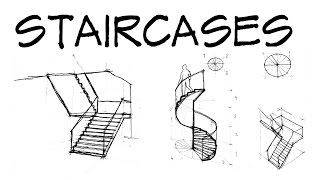 Staircases  Architecture Daily Sketches [upl. by Benny]