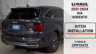 20212024 Kia Sorento  UHaul Trailer Hitch Installation  CMF13473 [upl. by Mareah]