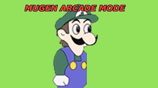 Mugen Arcade Mode with WeeGee [upl. by Aun]