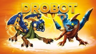 Skylanders  Drobot Toy Line Gameplay Montage [upl. by Adigirb322]