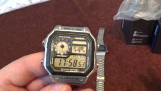 Casio World Time A500WEA1EF Review and Unboxing Including Casio Royale A1200WHD1A [upl. by Connors]