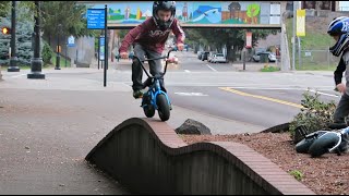 Mini BMX Street Stunts [upl. by Buzzell]