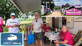 5 Int Wohnmobiltreffen 2024 Treffen in Klüsserath an der Mosel  Mehr als 500 Mobile sind dabei [upl. by Mettah]