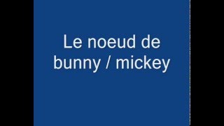 cqp cordiste matelotage  le noeud de bunny  mickey [upl. by Lilith541]