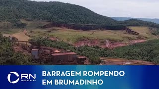 Novo vídeo mostra força da lama após rompimento da barragem em Brumadinho [upl. by Acinehs]