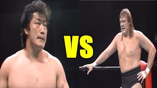 Kenta Kobashi vs Terry Gordy AJPW 1993 HIGHLIGHTS [upl. by Leiruh]