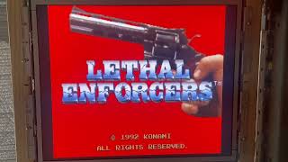 Lethal enforcers Arcade pcb [upl. by Zeuqirdor]