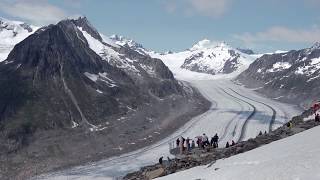 Neuer Rundweg Eggishorn  360°Panorama am Grossen Aletschgletscher [upl. by Trumann]