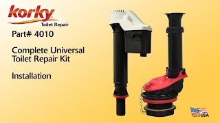 How to Install Platinum Complete Toilet Repair Kit  4010MP  Korky Toilet Repair [upl. by Brezin]