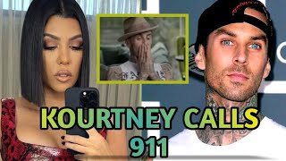 Travis Barker Under Arrest Kourtney Kardashian Calls 911 After Alleged Assault [upl. by Stearn]