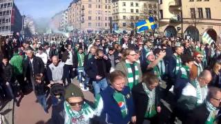 Hammarby  Kalmar  Hemmapremiär 2017 04 09  Marsch  klack [upl. by Eniamerej]