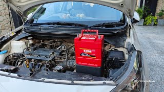 How to replace battery on a car hyundaielitei20 [upl. by Leira]