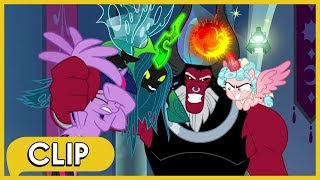 Tirek Chrysalis and Cozy Glow Attack Twilight and Her Friends  MLP Friendship Is Magic Season 9 [upl. by Ellainad]