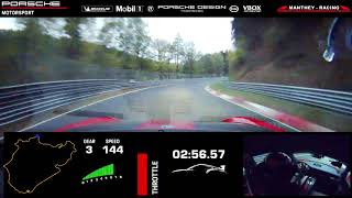 Porsche 911 GT2 RS MR new record at the Nürburgring Nordschleife [upl. by Claudetta41]