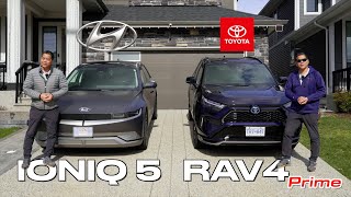 2024 Toyota RAV4 Prime vs Hyundai IONIQ 5  The King of PHEVEVs [upl. by Durwin]