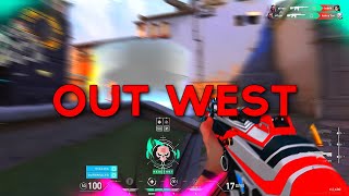 OUT WEST ❤  A VALORANT MONTAGE [upl. by Ikir]