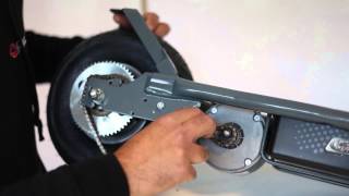 Razor E300 chain adjustment fix how to [upl. by Colier104]